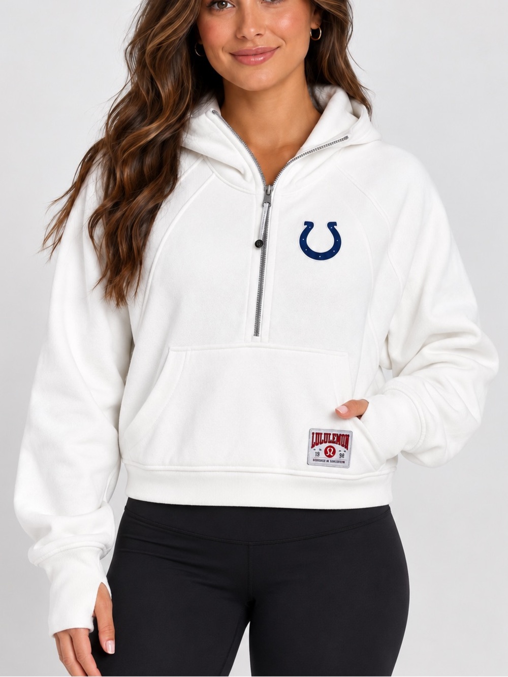 Lululemon x NFL Indianapolis Colts Scuba Oversized Half-Zip Hoodie women’s M/L